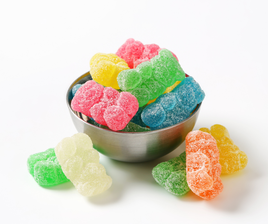 bowl of gummys
