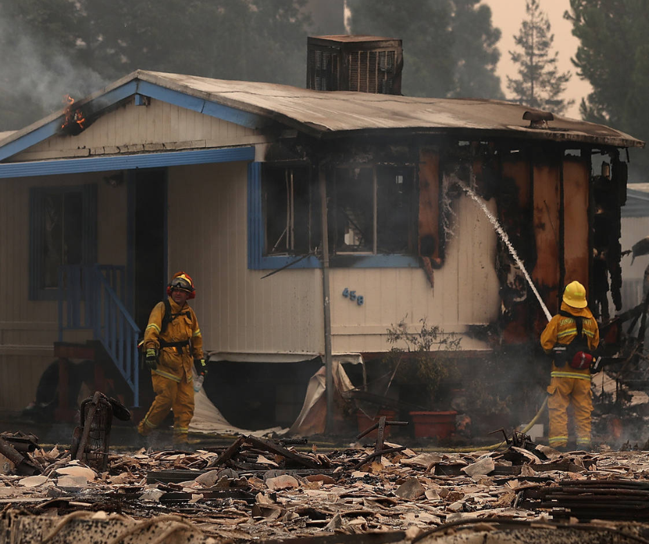 manufactured home-fire